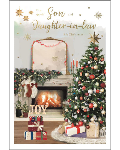 Son & Daughter-in-Law Christmas card