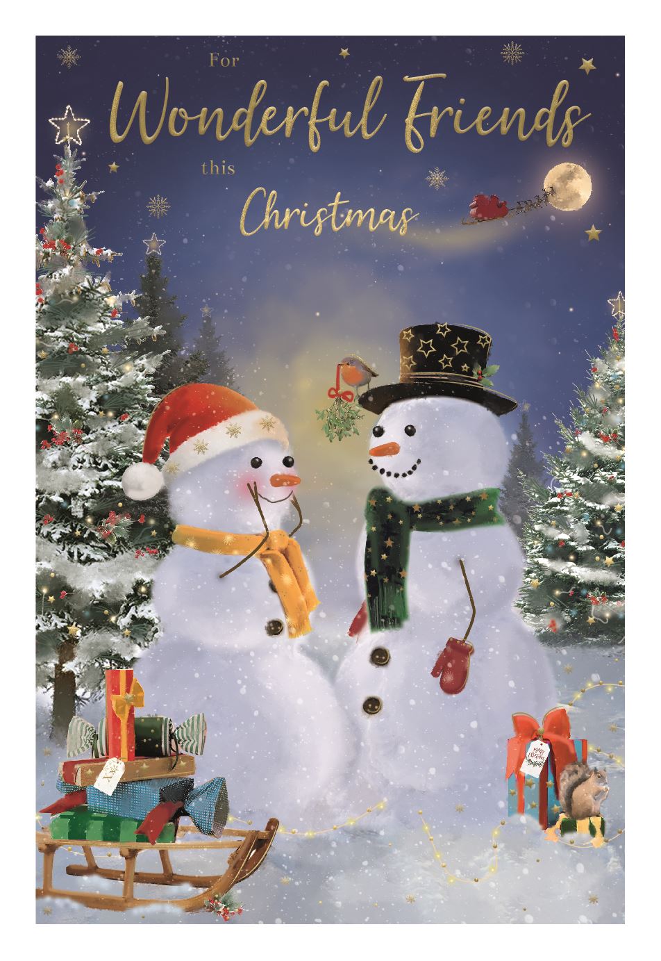 Wonderful Friends - Christmas card
