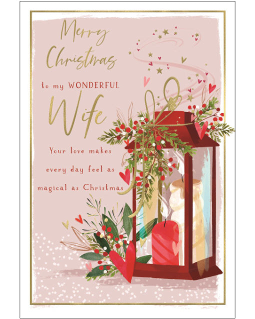 Wonderful Wife Christmas card