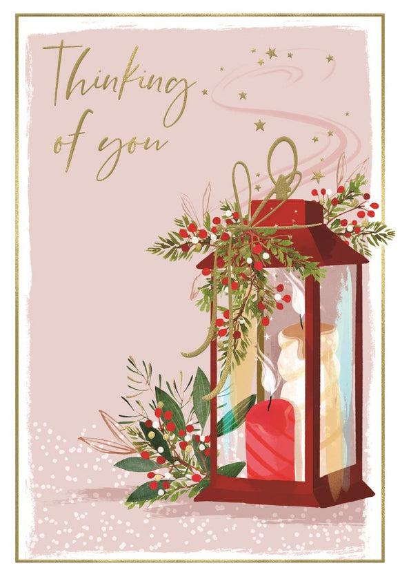 Thinking Of You Christmas card