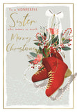 Wonderful Sister Christmas card