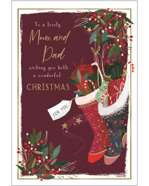Mum & Dad Christmas card