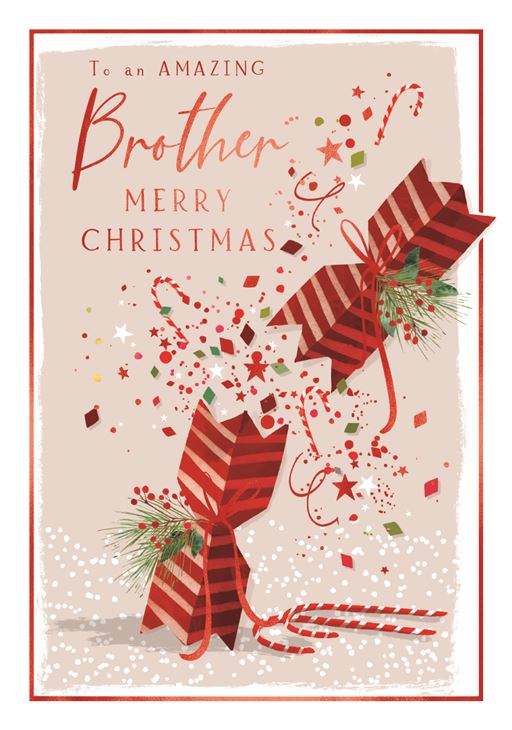 Amazing Brother Christmas card