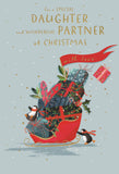 Daughter & Partner Christmas card