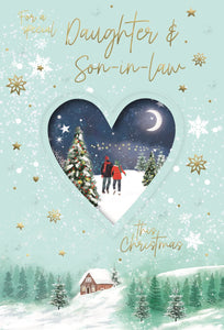 Daughter & Son-In-Law - Christmas card SIZE