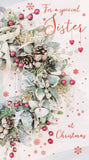 Special Sister - Christmas card