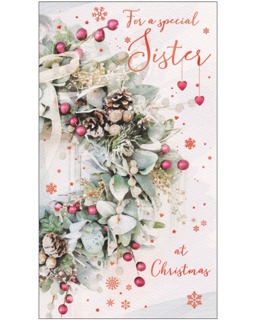 Special Sister - Christmas card