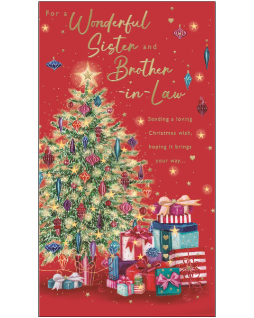 Sister & Brother-in-Law Christmas card