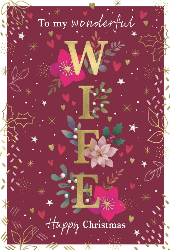 Wife Christmas card