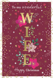 Wife Christmas card