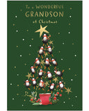 Wonderful Grandson Christmas card
