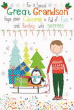 Great-Grandson Christmas card