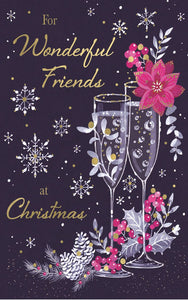 Special Friends Christmas card SIZE