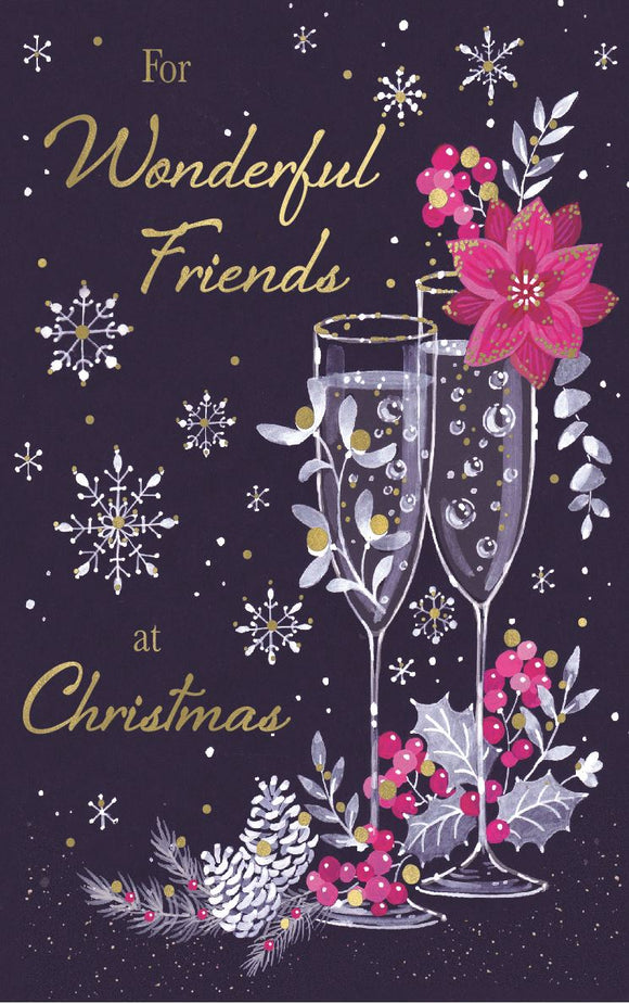 Special Friends Christmas card SIZE