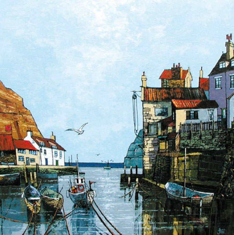 Staithes, Yorkshire by David James - Birthday card