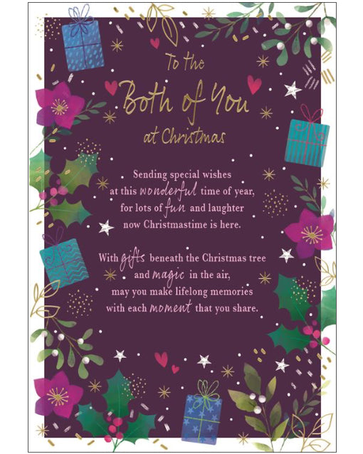 To the Both of You - Christmas card