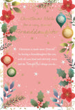 Granddaughter Christmas card