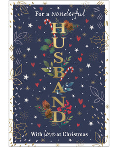 Husband Christmas card
