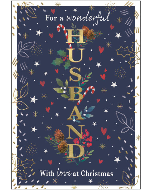 Husband Christmas card