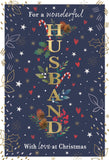 Husband Christmas card