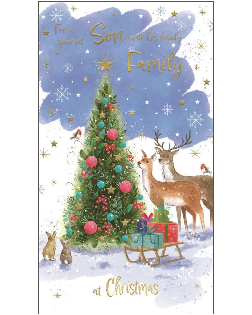 Son & Family - Christmas card