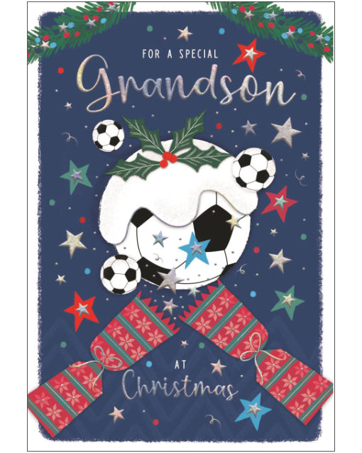 Special Grandson Christmas card