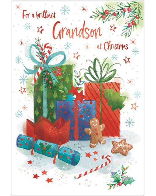 Grandson Christmas card