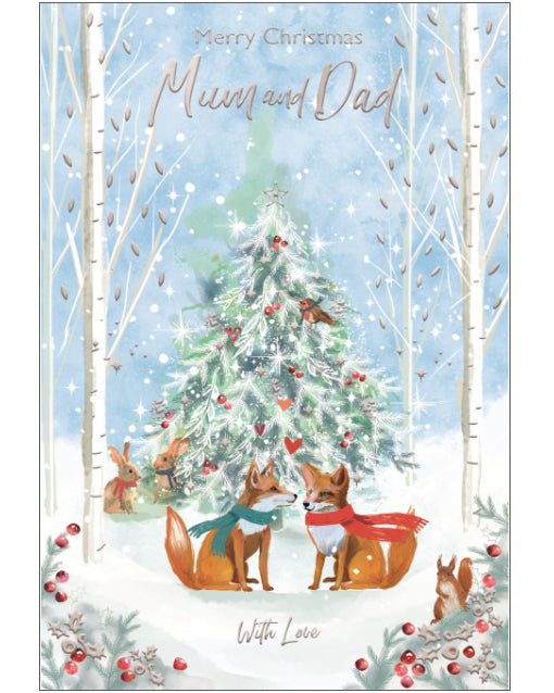 Mum & Dad - Christmas card