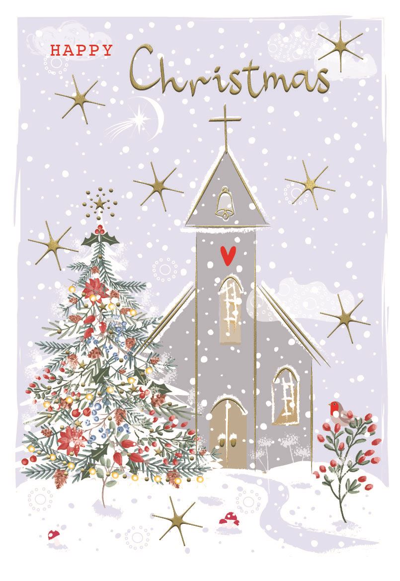 Church- Christmas card