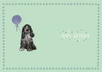 Cocker Spaniel Birthday card