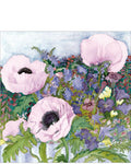 Perfect Papava Pink by Lillian Delevoryas - blank greeting card