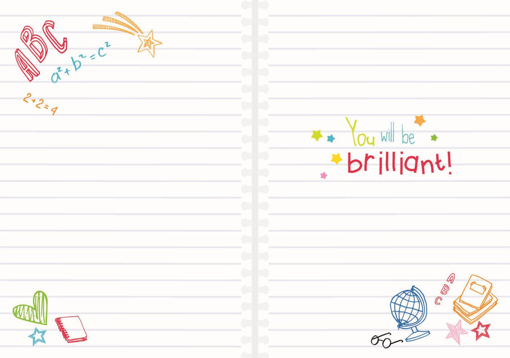 First day of school card