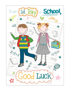 First day of school card