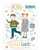 First day of school card