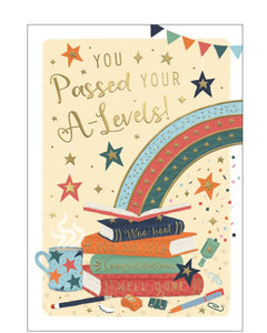 You passed your A levels card