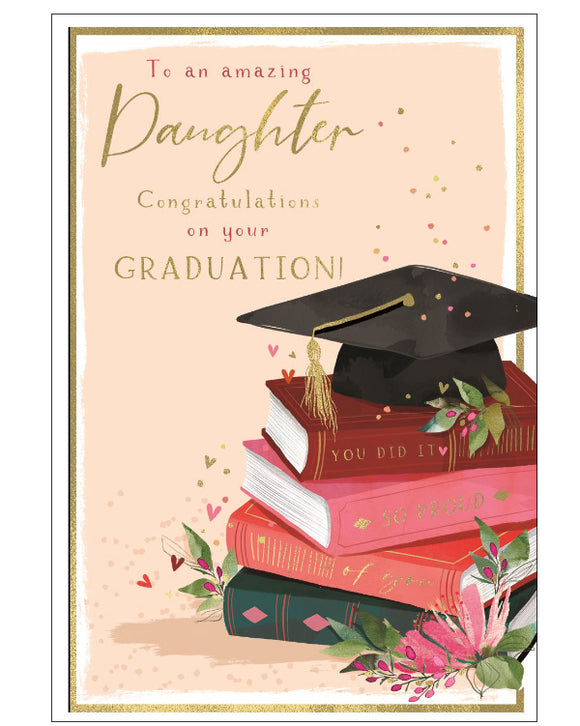 Daughter on your Graduation card