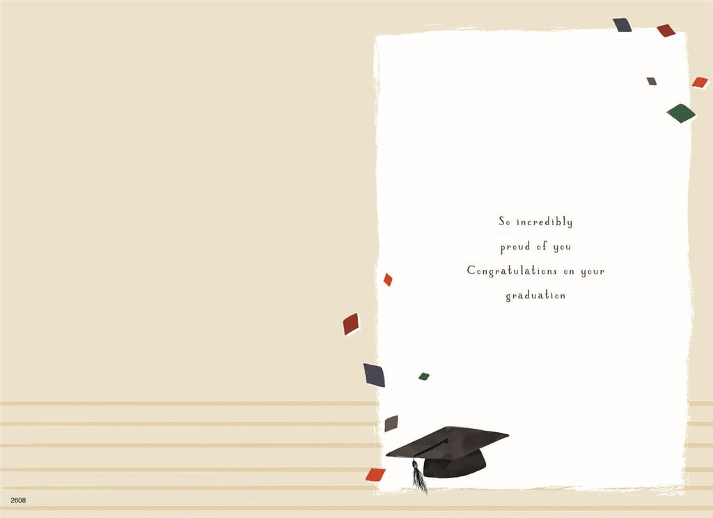 Son on your Graduation card