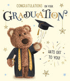 Congratulations on your Graduation card - Barley the Brown Bear