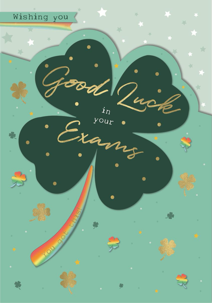 Good luck in your exams card