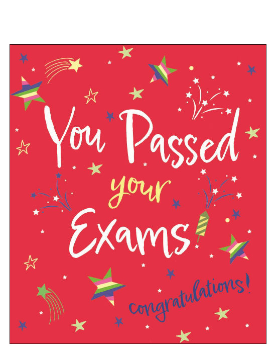 You Passed Your Exams card