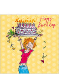 Jump for Cake - Quentin Blake birthday card