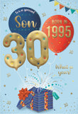 Son, Born in 1995 - 30th birthday card