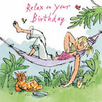 Relax on your Birthday - Quentin Blake birthday card