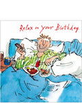 Relax on Your Birthday - Quentin Blake card