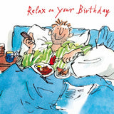 Relax on Your Birthday - Quentin Blake card