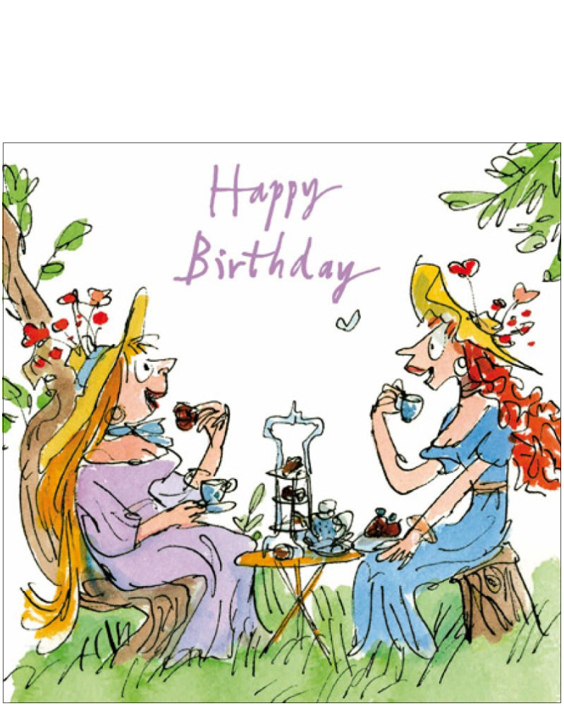 Time for tea - Quentin Blake birthday card