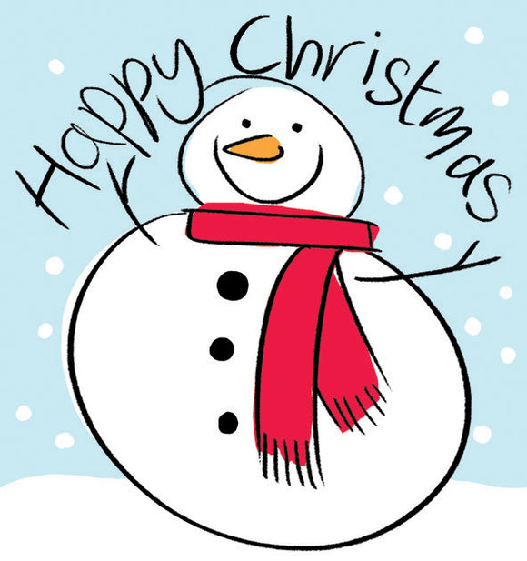 Snowman- Christmas card