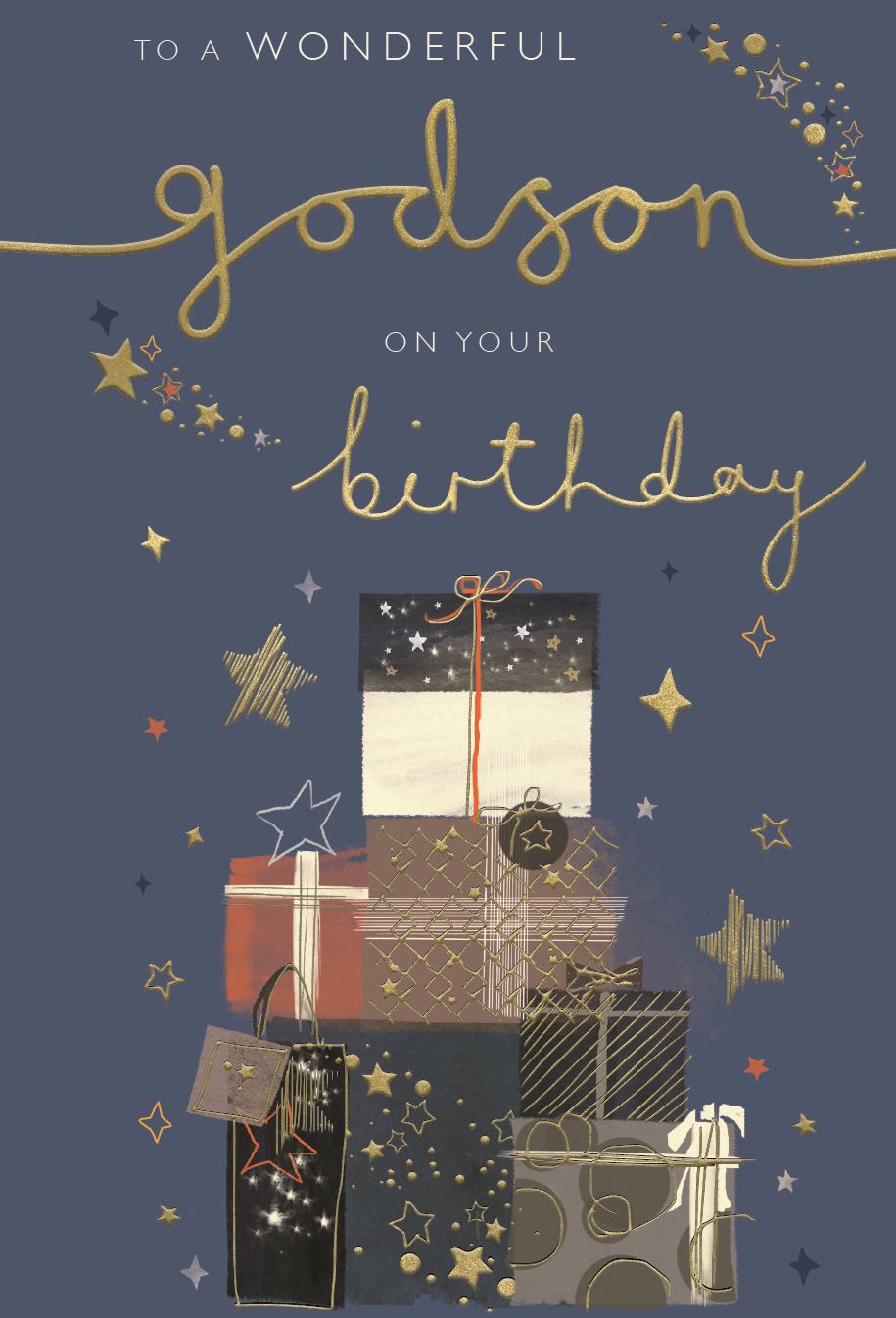 Wonderful Godson - Birthday card