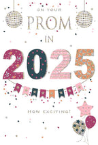 On your Prom in 2025 - greetings card