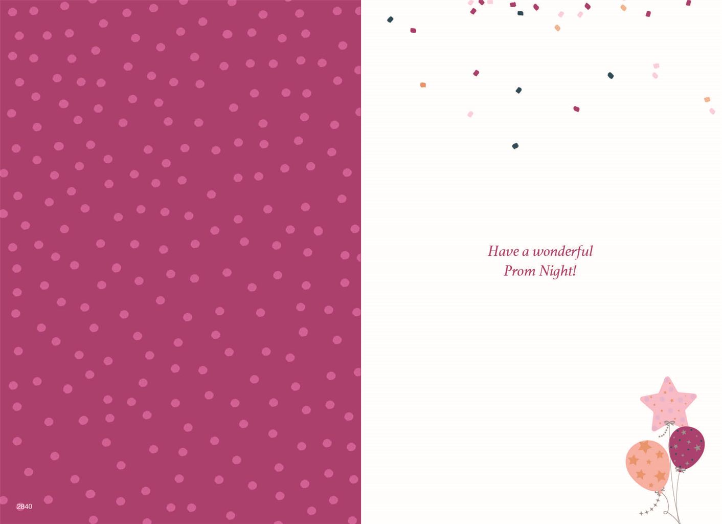 On your Prom in 2025 - greetings card